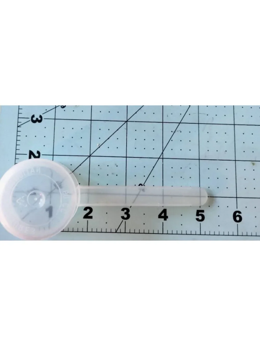 National Measures 60cc Clear Plastic Measuring Scoop Handle
